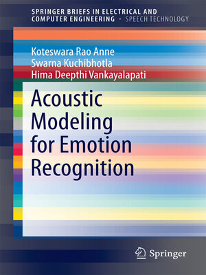 cover image of Acoustic Modeling for Emotion Recognition